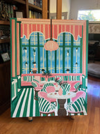 Cafe con Leche Memories 48” wide by 60” long