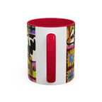 Abstract Colorblock Cow Art Mug — Vibrant Farmhouse Coffee Cup (11oz/15oz)