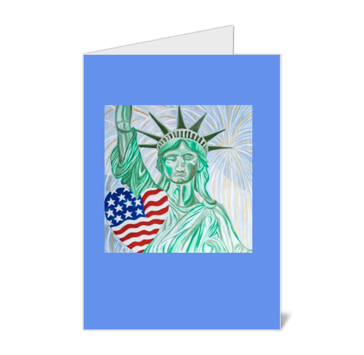 Lady Liberty note card