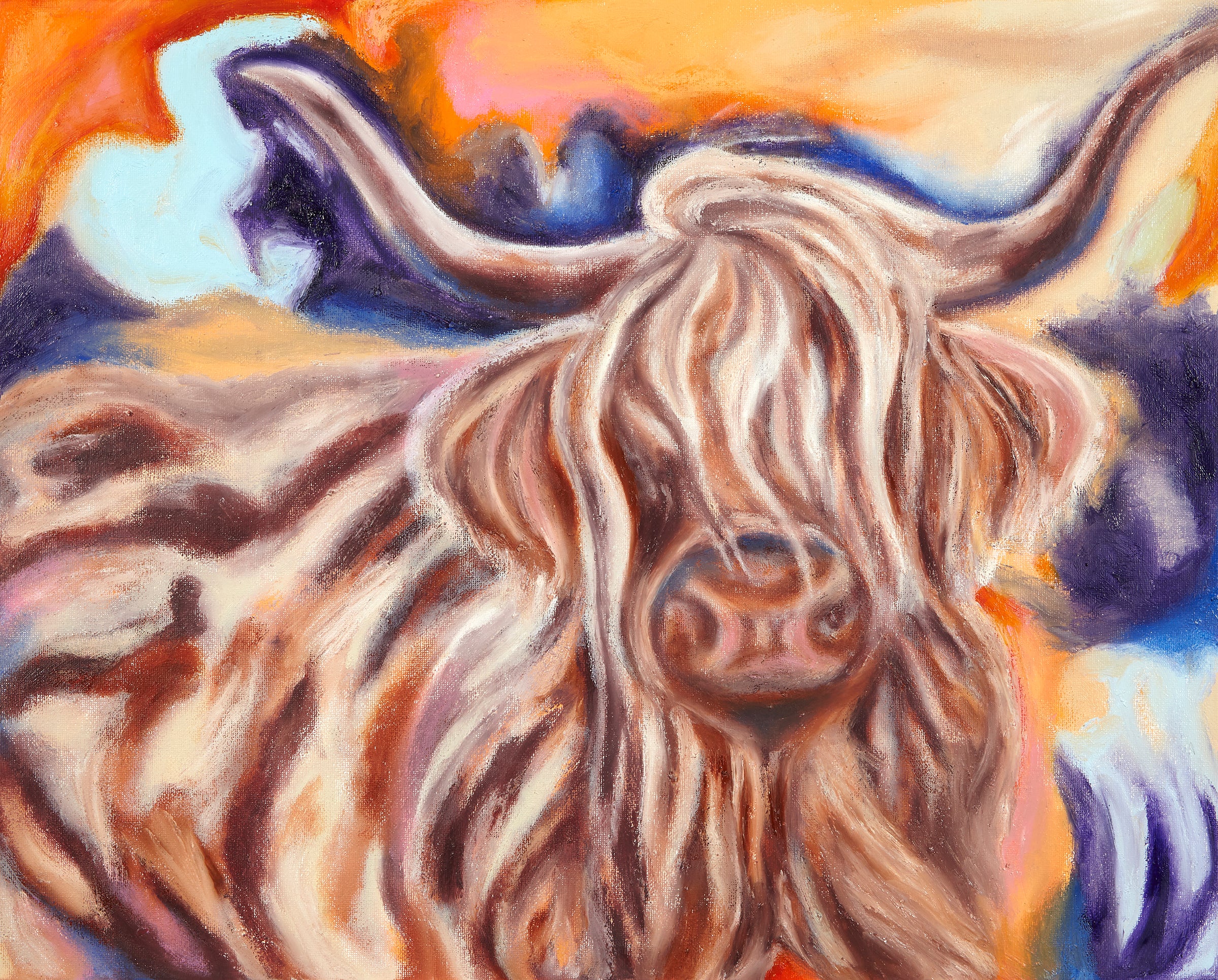 Highland Cow tote bag.