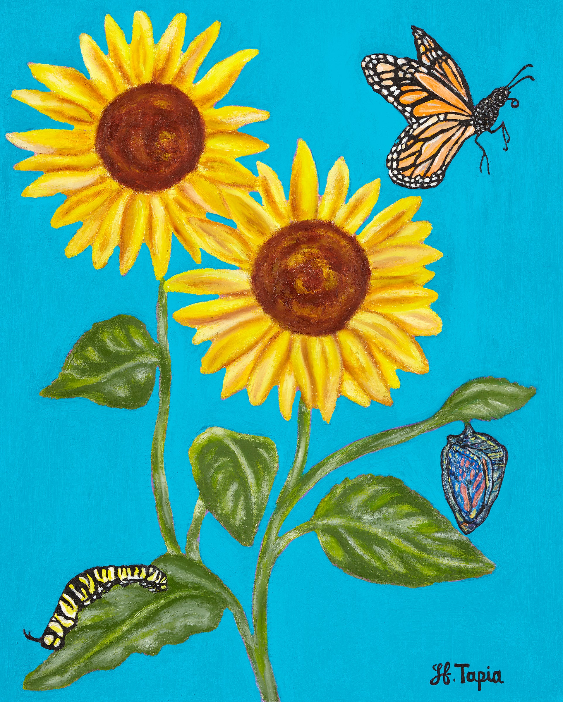 New Beginnings (Blue version) print