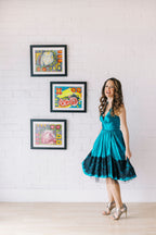 Custom Framed Ultrasound Oil Painting