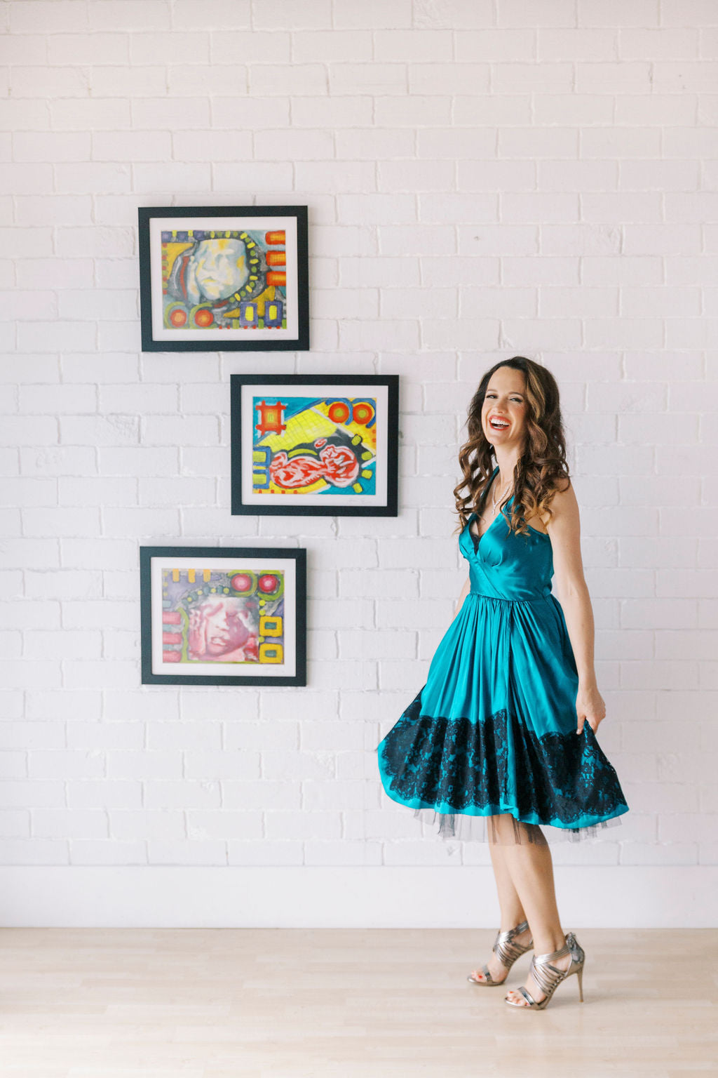 Custom Framed Ultrasound Oil Painting