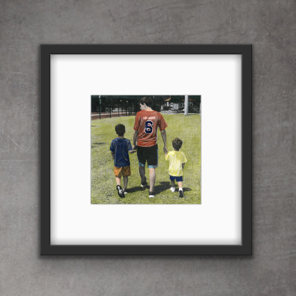 Framed, Mixed Media drawings, 8” x 8” or 8" x 10"