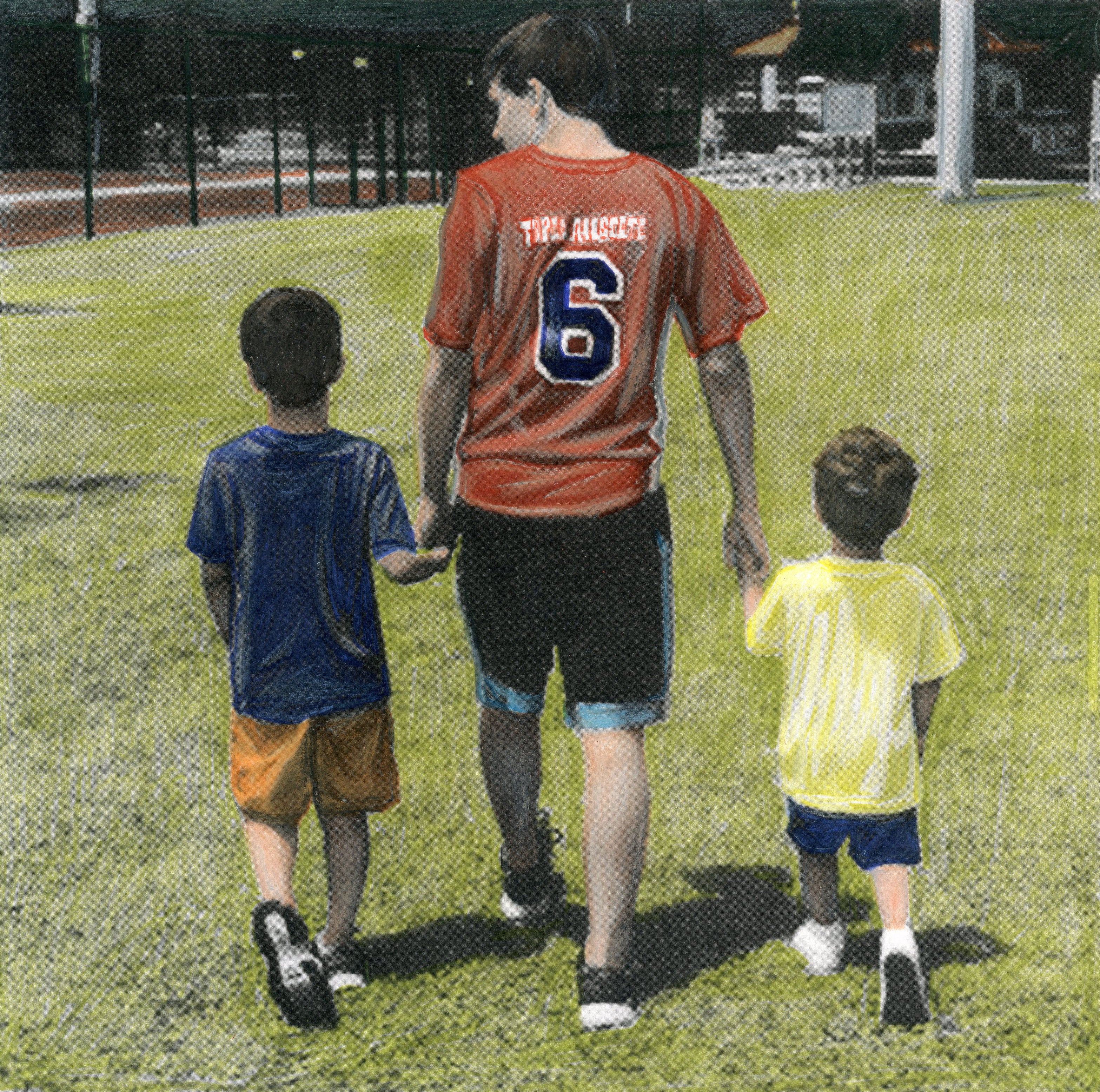 Framed, Mixed Media drawings, 8” x 8” or 8" x 10"